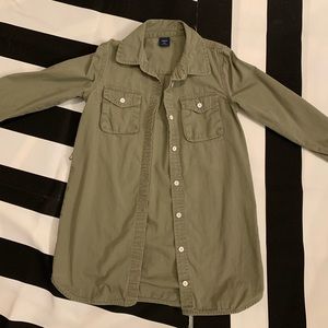 GAP button down collar dress